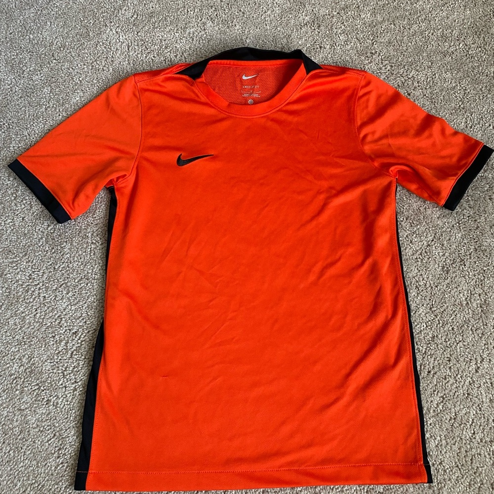 Nike Boys Orange Sports Shirt